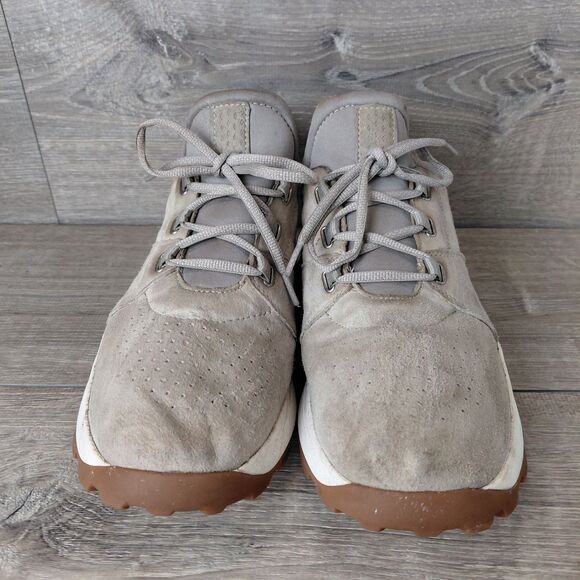 Timberland Shoes Men Size 10.5 Gray Suede Brooklyn Oxford Outdoor Hiking Sneaker main image 10
